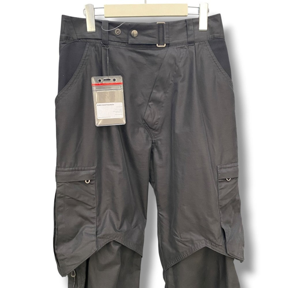 Kiko Kostadinov KK.TROUSER.10 Cargo Trousers Black Size 46