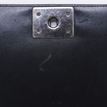 CHANEL BOY CHANEL Boy Chanel Bag Black Size L