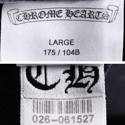 CHROME HEARTS Horseshoe Floral Cross T-Shirt Black Size L