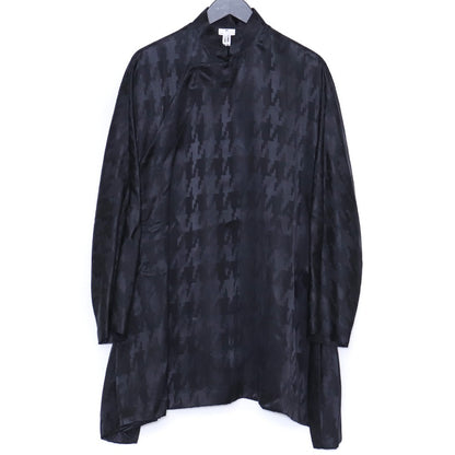 COMME DES GARCONS Lyocell High Collar Black Size M