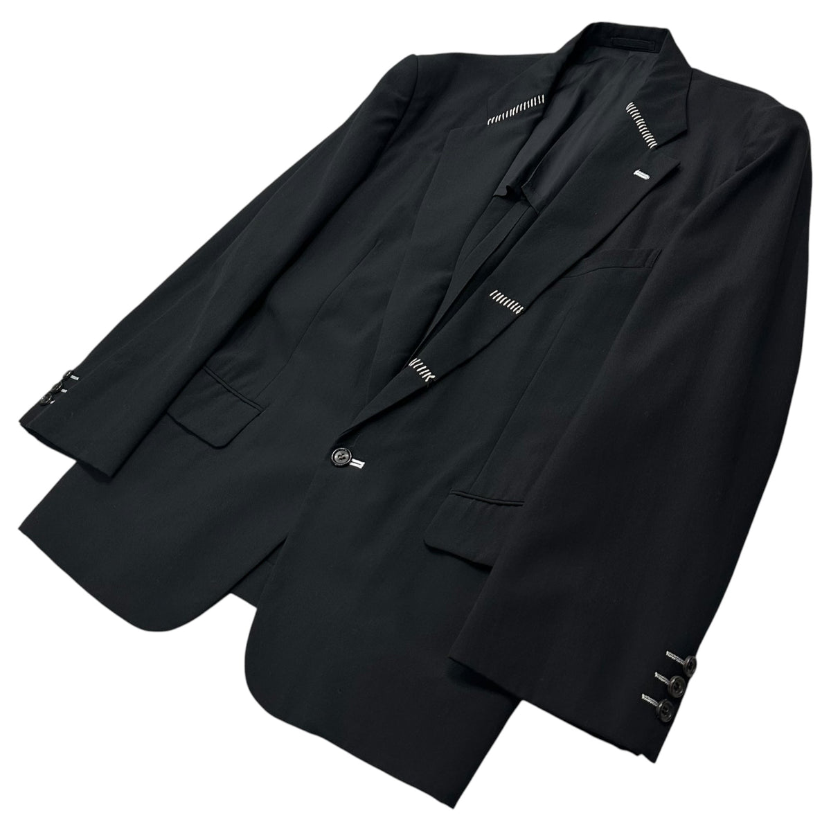 COMME des GARCONS HOMME PLUS 92SS "KIZU" Jacket Black Size M