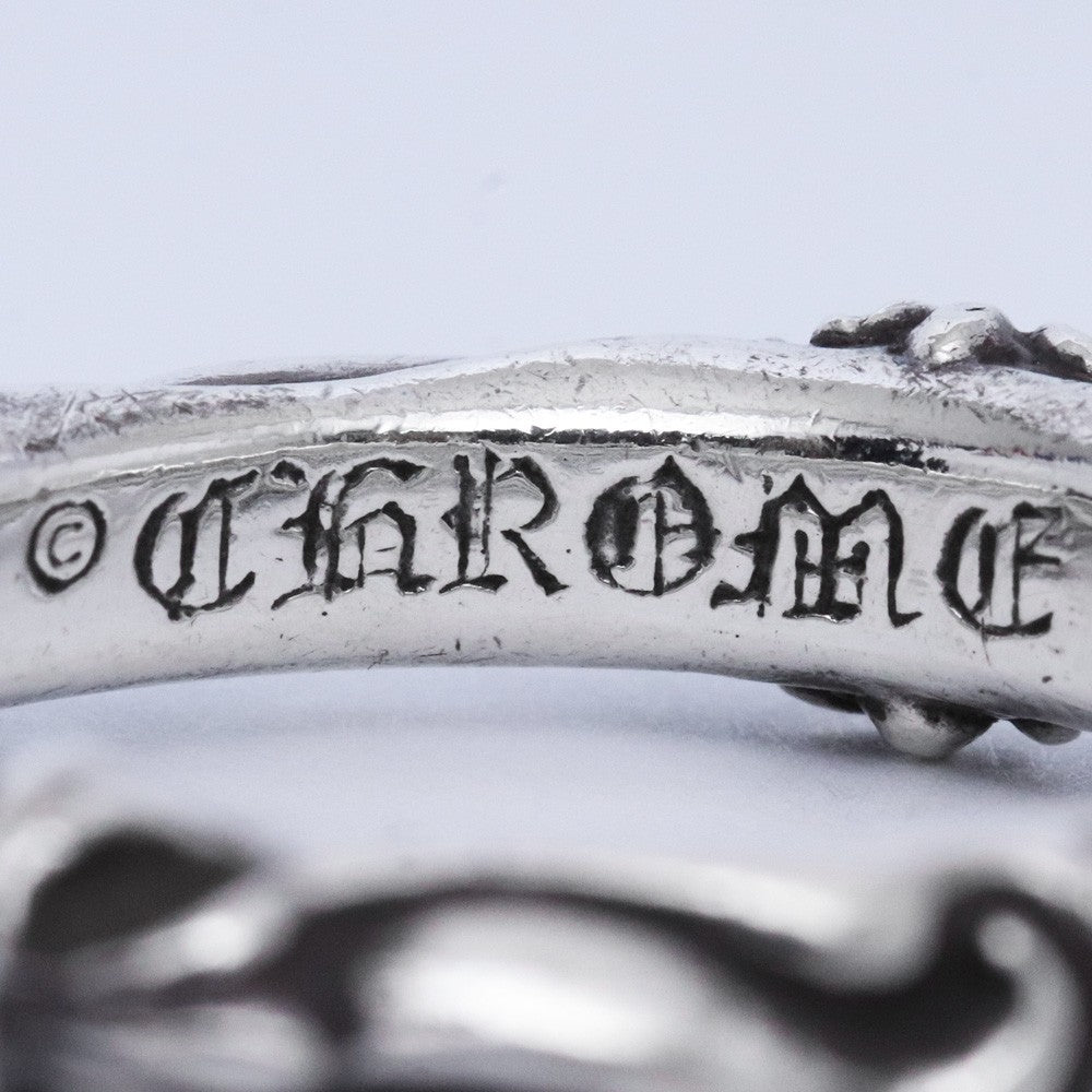 CHROME HEARTS SBT Band Silver Ring Size JP 21