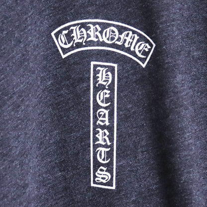CHROME HEARTS Matty Boy Darlin Back Print Long Sleeve Tee Gray Size S