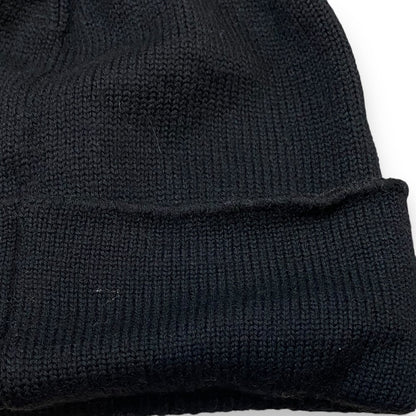 FENDI Black Wool Knit Beanie Size F