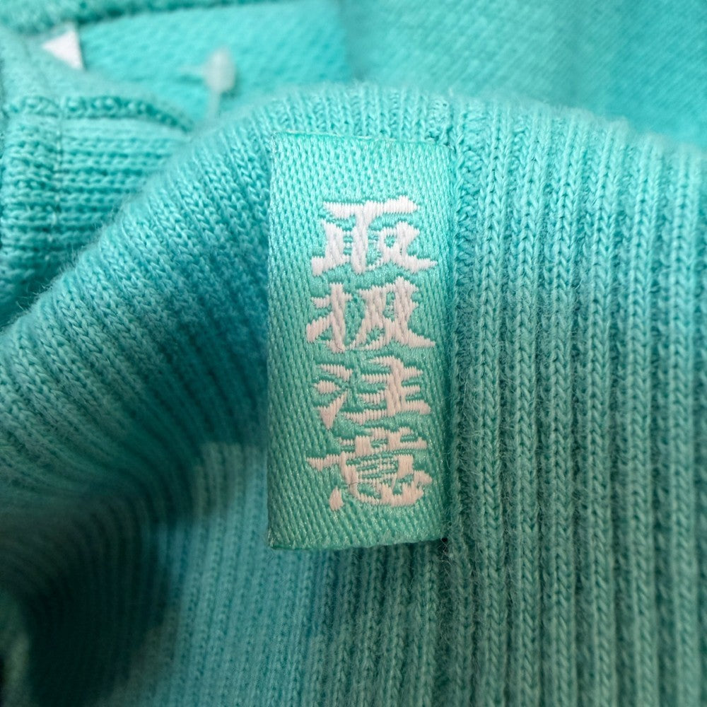 THE BLACK EYE PATCH HWC Label Pullover Mint Green Size XS