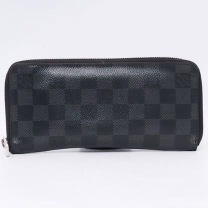 LOUIS VUITTON Monogram Eclipse Zippy Wallet Black Size F