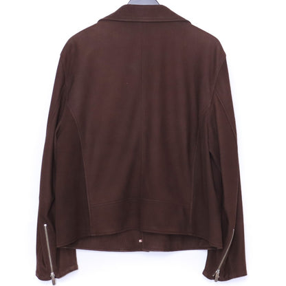 PORTER CLASSIC Leather Suede Riders Jacket Brown Size M
