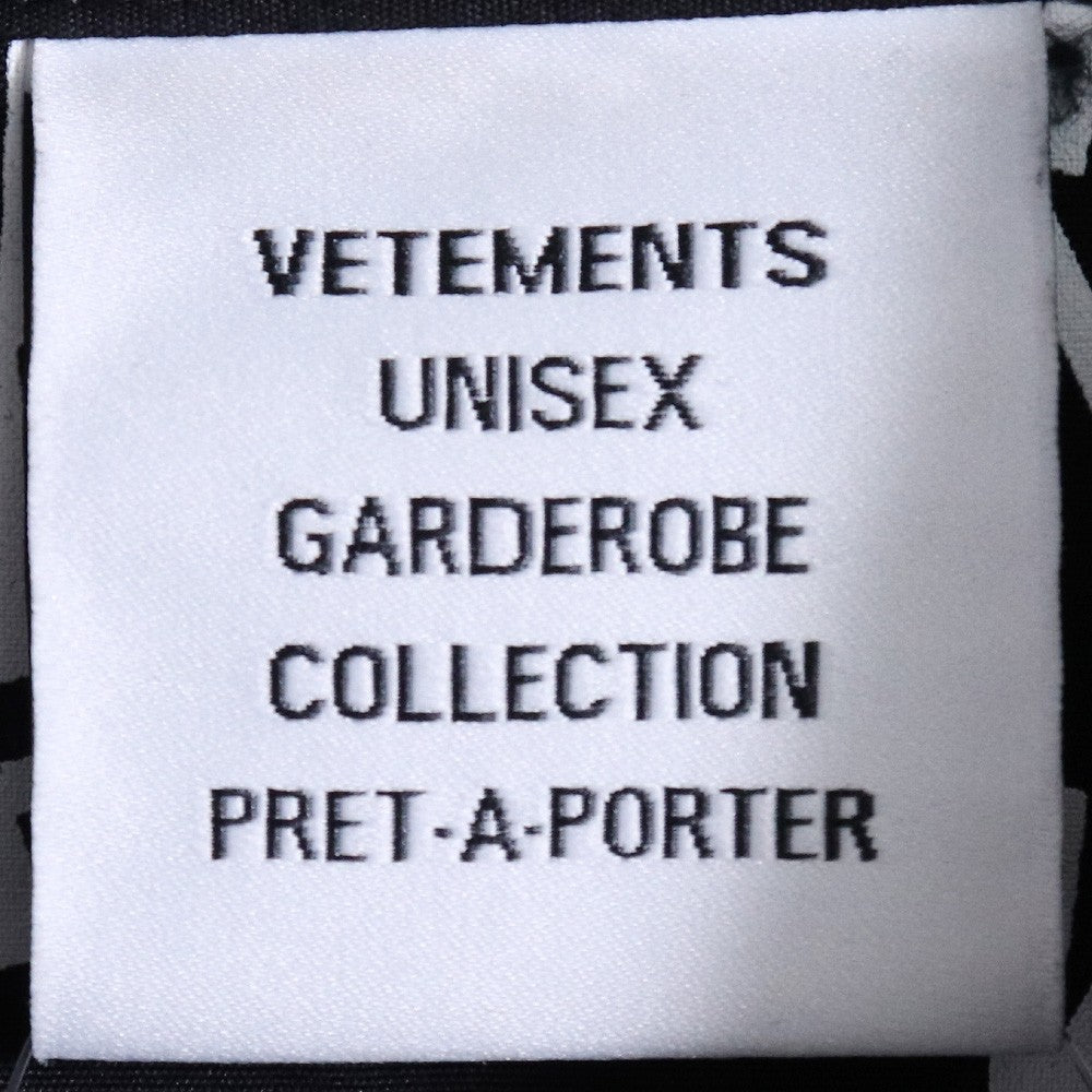 Vetements 22SS STAMPED LOGO Long Sleeve Shirt Size S