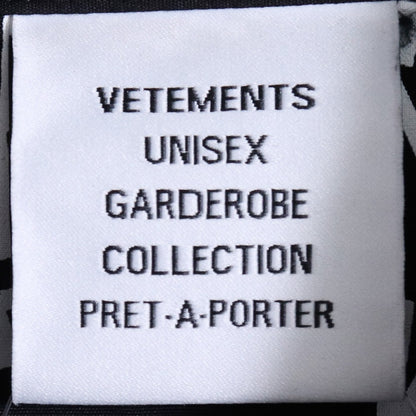 Vetements 22SS STAMPED LOGO Long Sleeve Shirt Size S