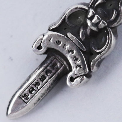 HEARTS STACK DAGGER V2 Dagger Charm Silver Size F