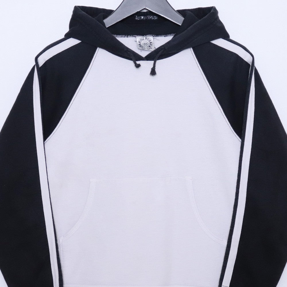 CHROME HEARTS OLD T-Bar Logo Raglan Hoodie White Size XS