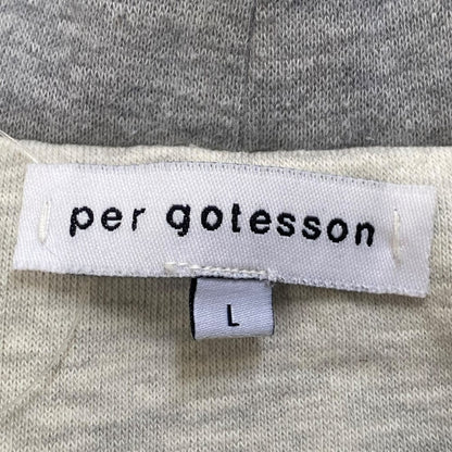 PER GOTESSON Slash Remake Hoodie Gray Size L