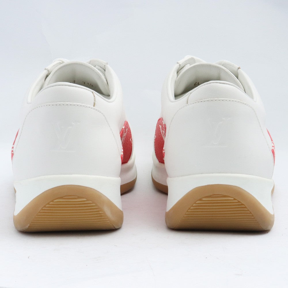 Louis Vuitton Supreme Monogram Sneakers White Size 7.5