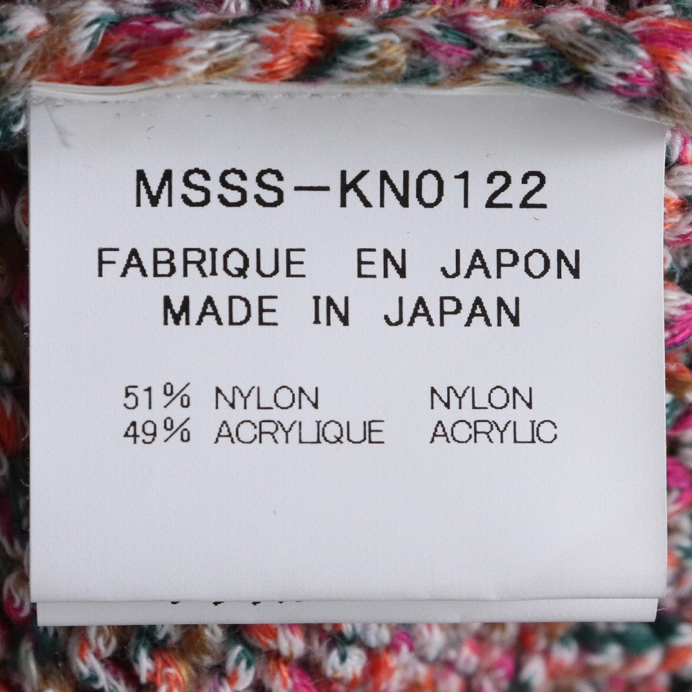 MASU 22SS Melange Loose Cardigan Pink Size 46