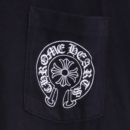Chrome Hearts Horseshoe Pocket T-Shirt Black Size XL