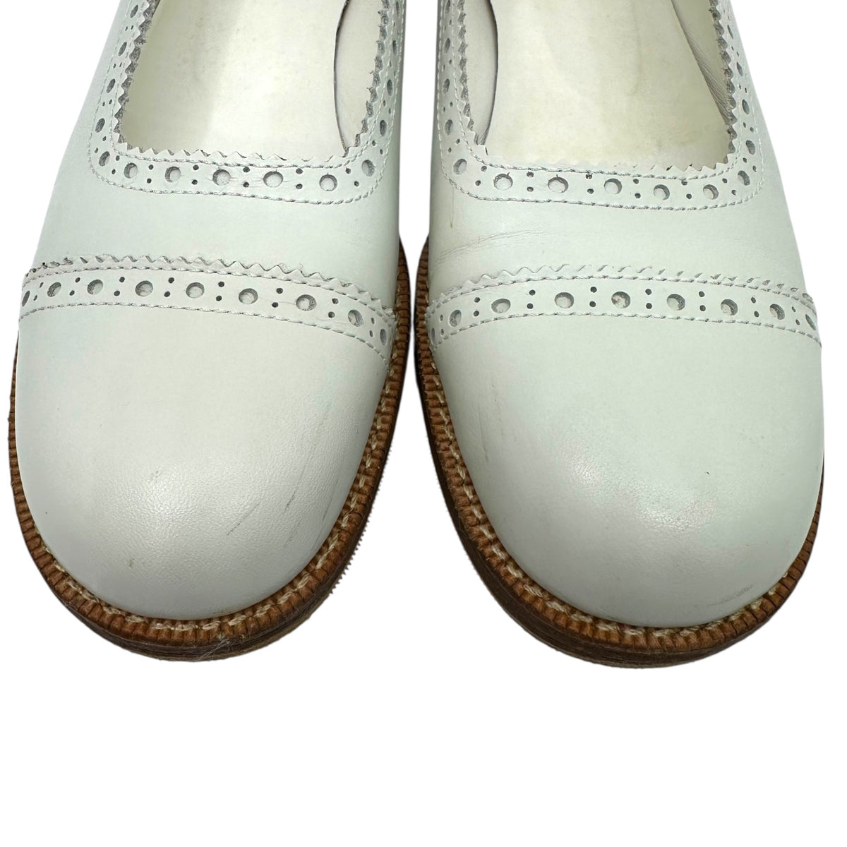 tricot COMME des GARCONS Medallion Leather Pumps Size 24CM