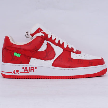 LOUIS VUITTON x NIKE Air Force 1 Sneakers White Size 27cm