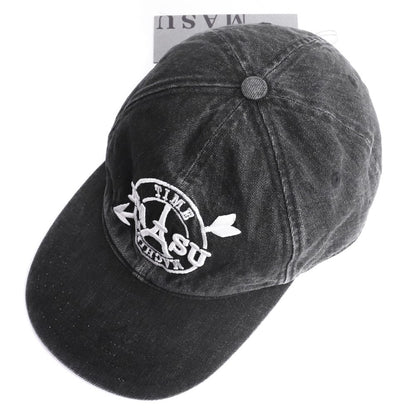 MASU 25AW MB Embroidery Logo Cap Black Size ONE SIZE