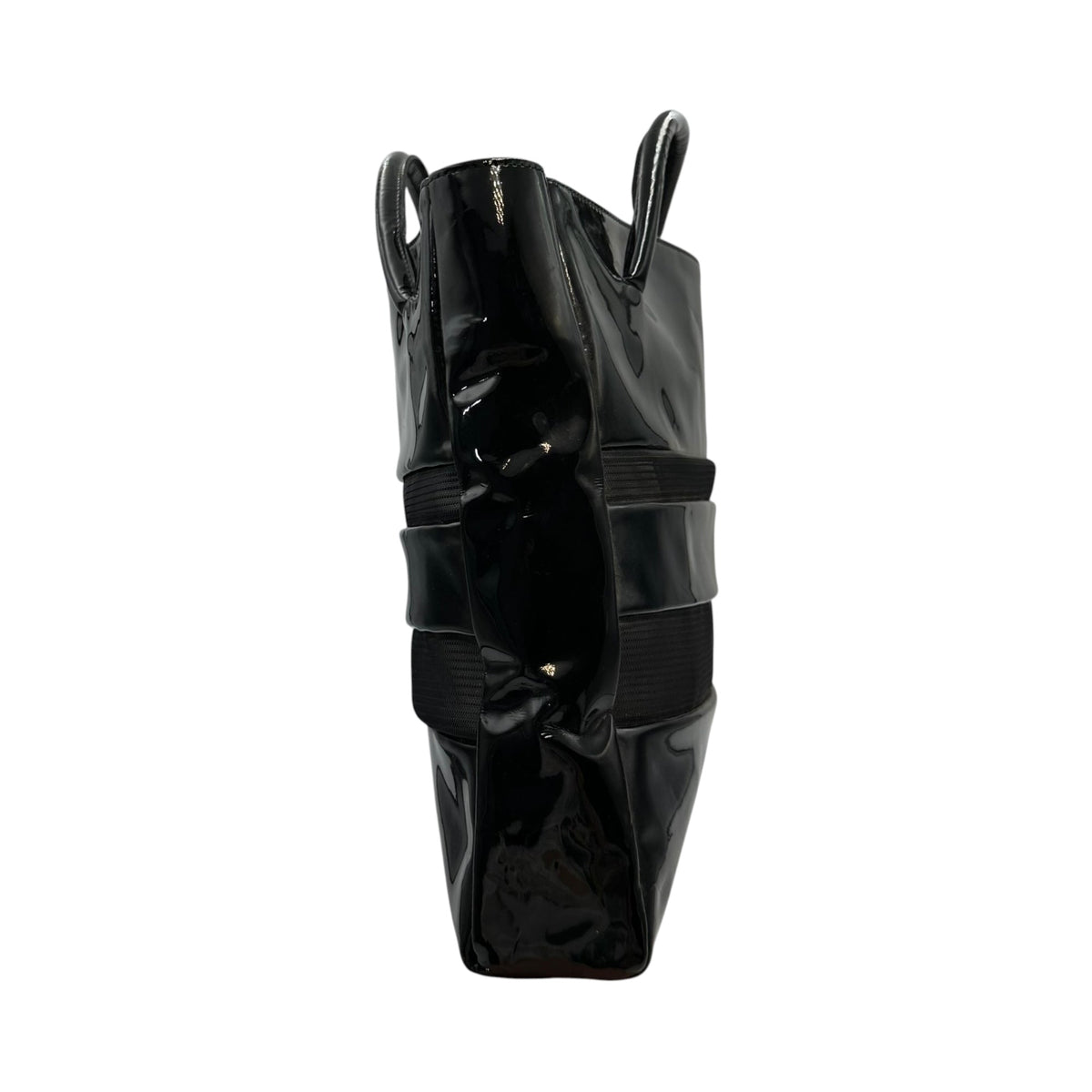 COMME des GARCONS Mesh-Paneled Handbag Black Size FREE