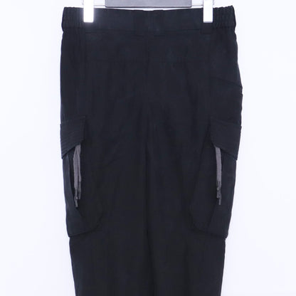 DEVOA 19SS High Density Silk Cropped Cargo Pants Size 1