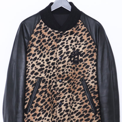 Dsquared2 23AW Leopard-print Bomber Jacket Size 48