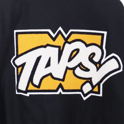 WTAPS New Year's Limited Melton Varsity Jacket Black Size 03