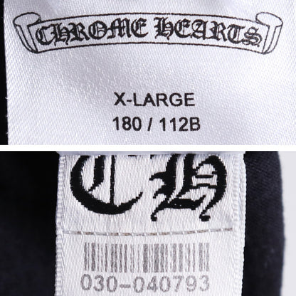 CHROME HEARTS Back Scroll Logo Long Sleeve Tee Black Size XL