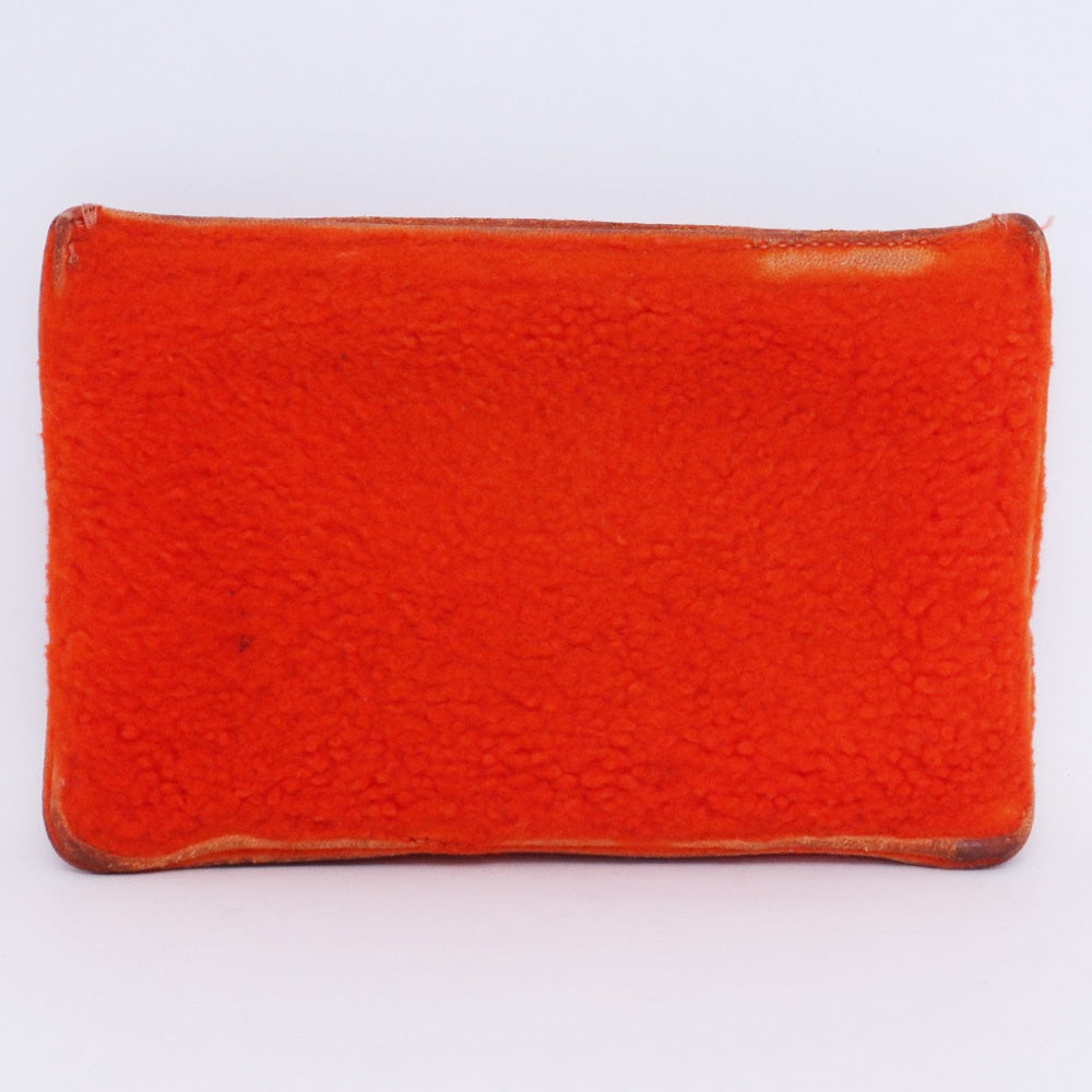 CHROME HEARTS Dagger Zip Change Purse Orange Size F