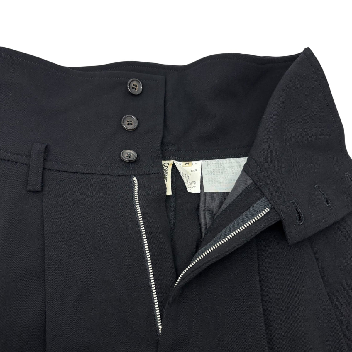 COMME des GARCONS 80s Vintage Slacks Black Size M
