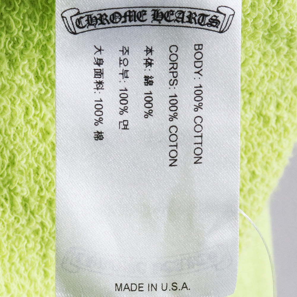 CHROME HEARTS x Matty Boy 22AW Chain Game Lime Green Hoodie Size XL