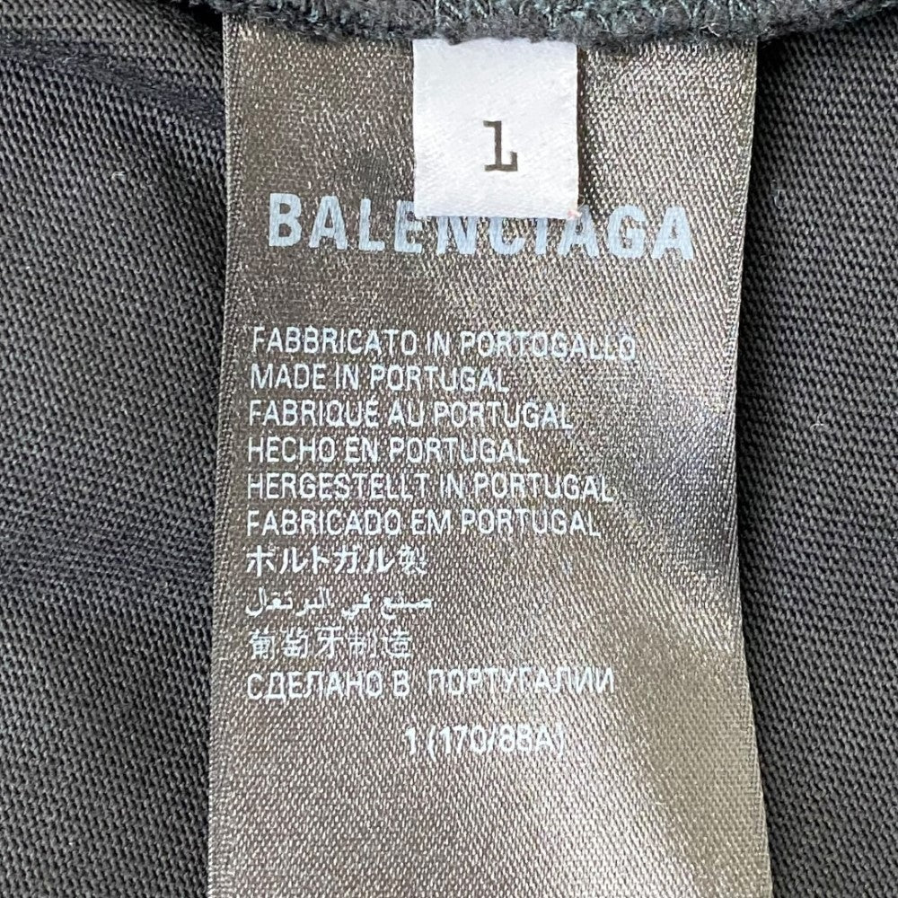 BALENCIAGA 23SS Paris Moon Oversized T-Shirt Black Size 1
