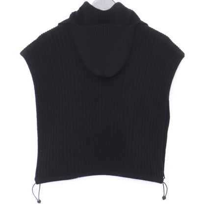 Y-3 Hooded Half-Zip Vest Black One Size