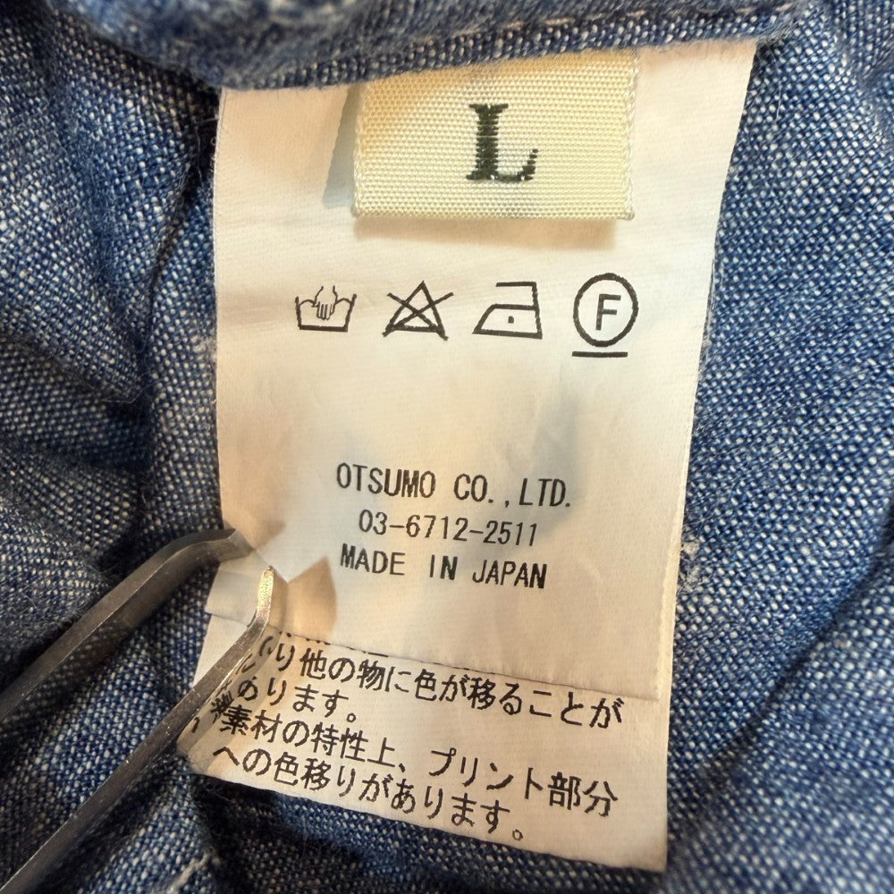 Human Made Western Chambray Shirt Indigo Size L