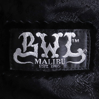 BILL WALL LEATHER Custom Leather Shirt Jacket Black