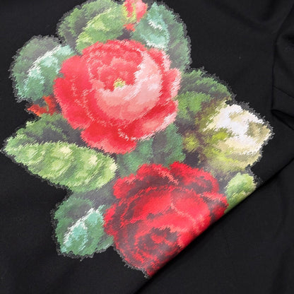 COMME des GARCONS HOMME PLUS Rose Print Jacket Black Size M