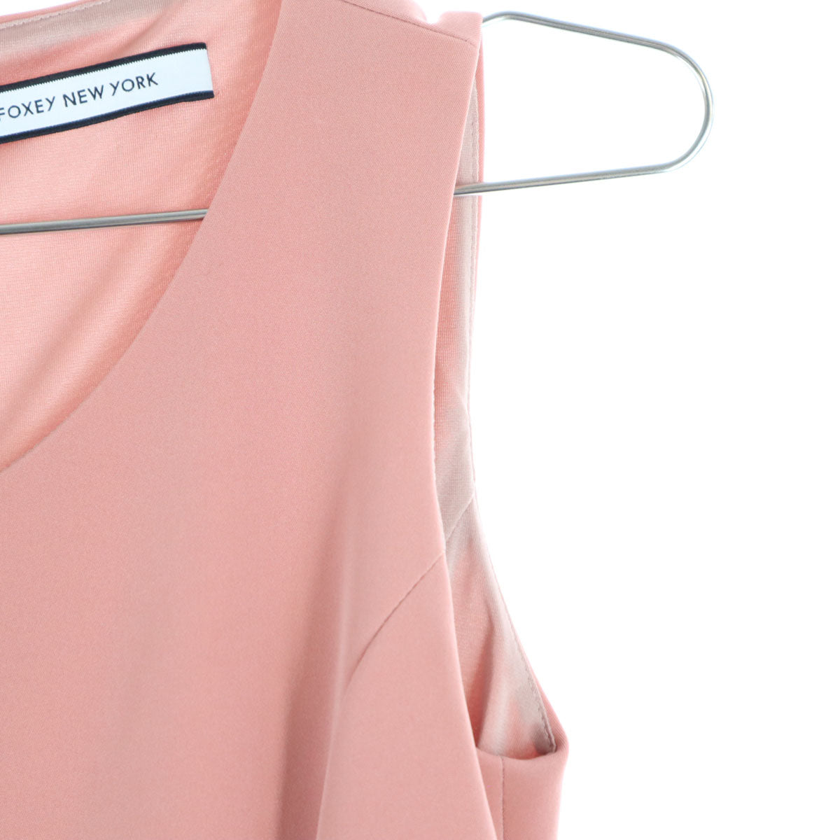 FOXEY NEW YORK Sleeveless Dress Pink Size 38