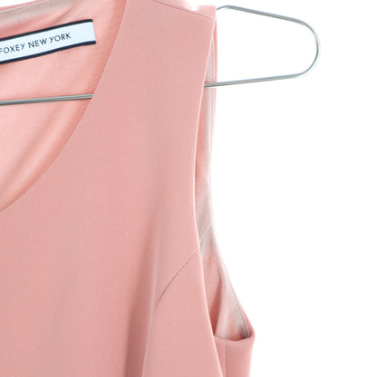 FOXEY NEW YORK Sleeveless Dress Pink Size 38