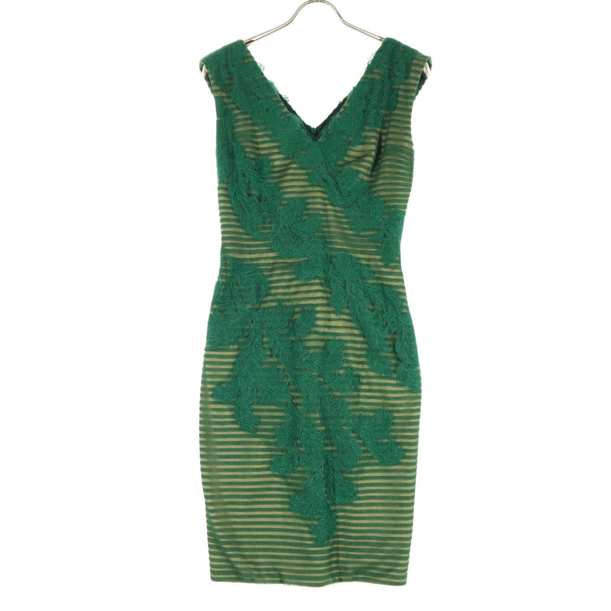 TADASHI SHOJI Embroidered Dress Green