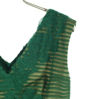 TADASHI SHOJI Embroidered Dress Green