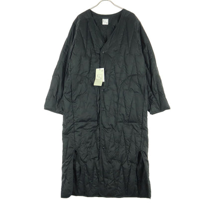 FES Long Sleeve Down Coat Black Size 38