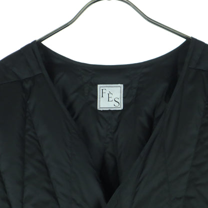 FES Long Sleeve Down Coat Black Size 38