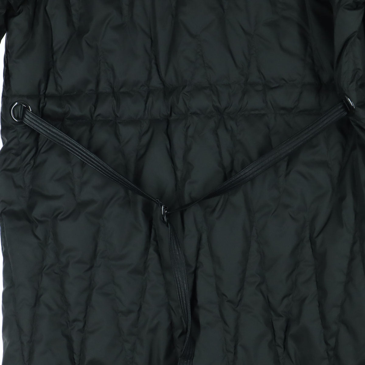 FES Long Sleeve Down Coat Black Size 38