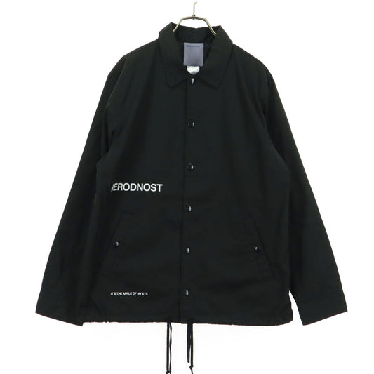 POLIQUANT Made in Japan Back Print Shirt Jacket Black Size M