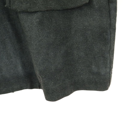 ohta Hooded Covered Button Coat Gray Size L