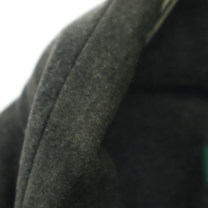 ohta Hooded Covered Button Coat Gray Size L