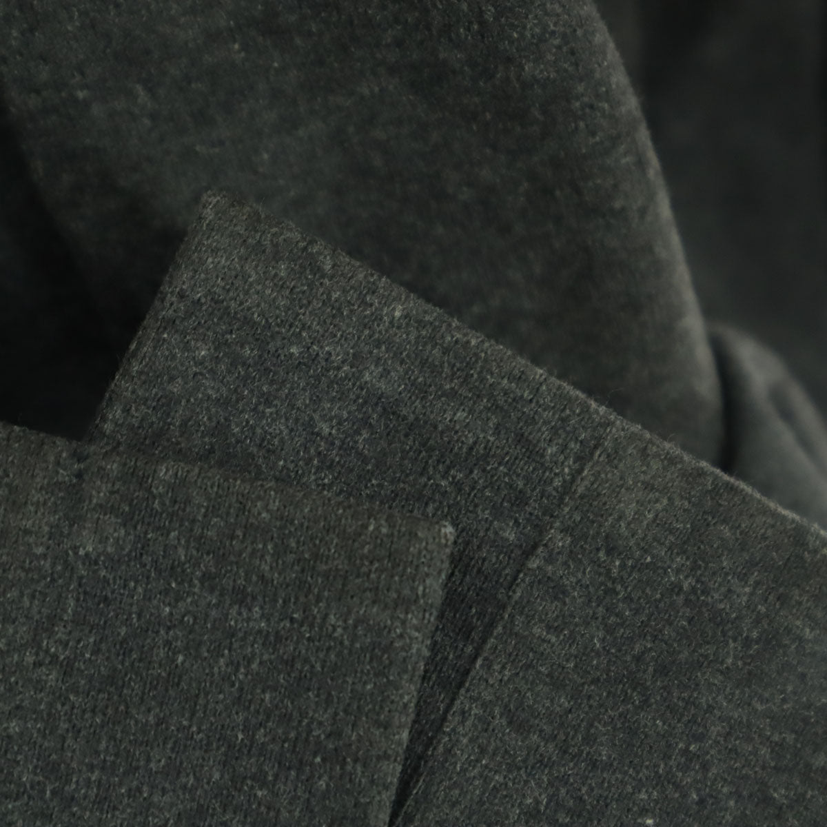 ohta Hooded Covered Button Coat Gray Size L