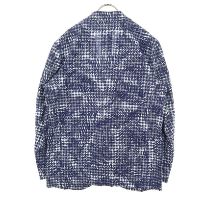 FEEL EASY Made in Japan Aloha Print Blazer Blue Size L