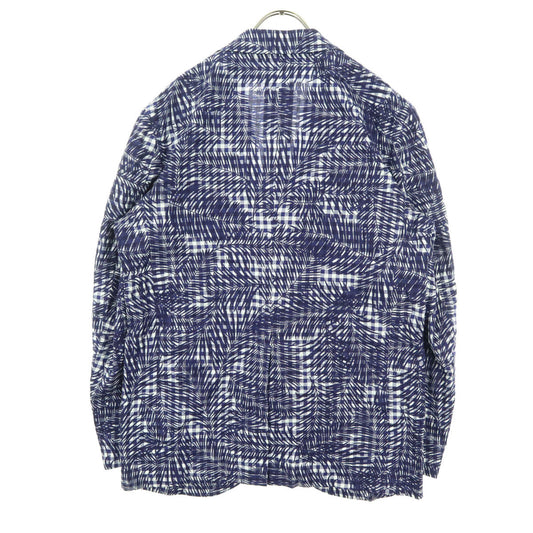 FEEL EASY Made in Japan Aloha Print Blazer Blue Size L