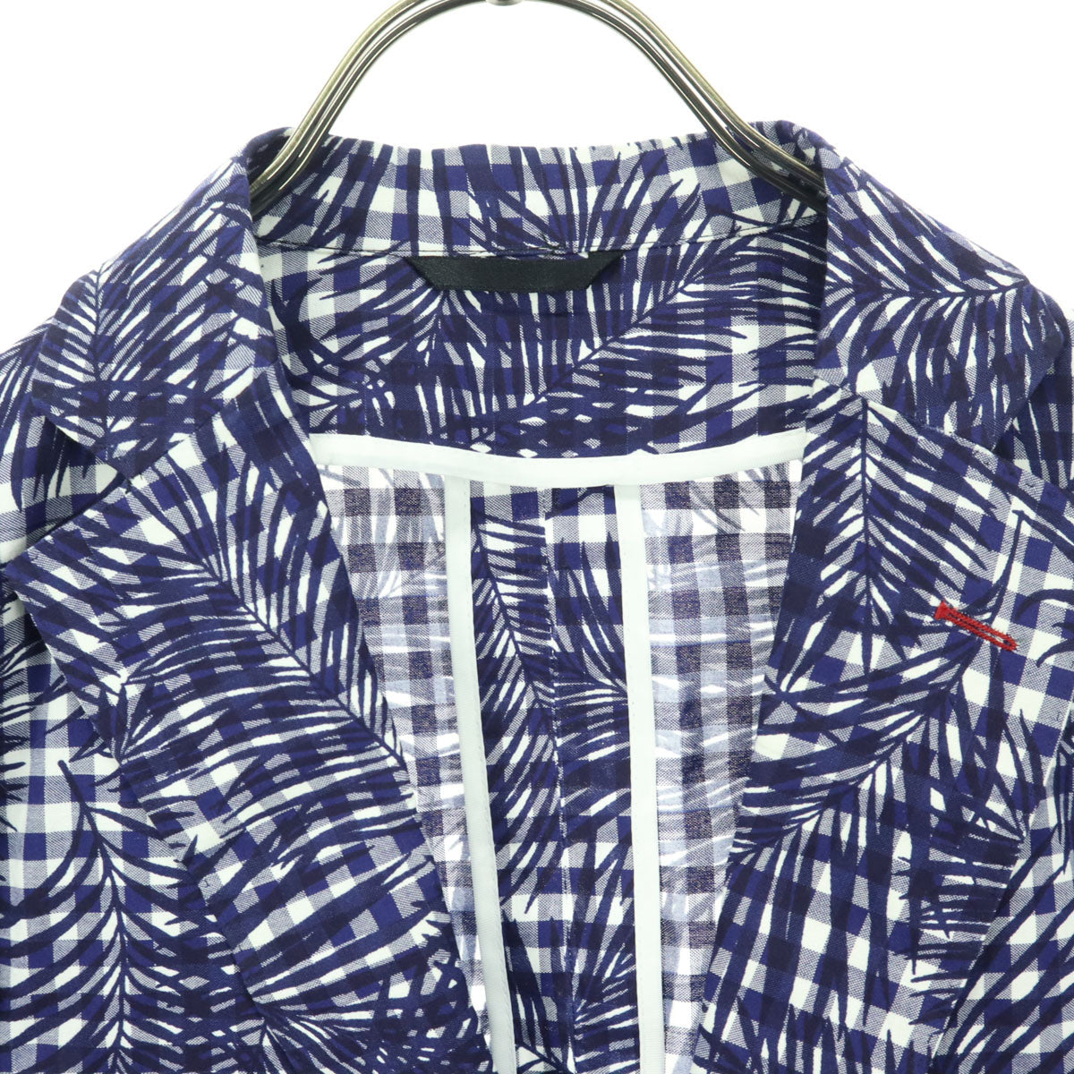 FEEL EASY Made in Japan Aloha Print Blazer Blue Size L
