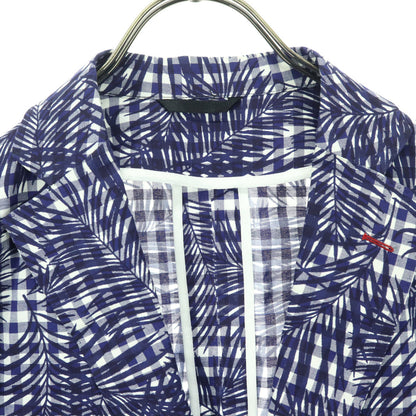 FEEL EASY Made in Japan Aloha Print Blazer Blue Size L